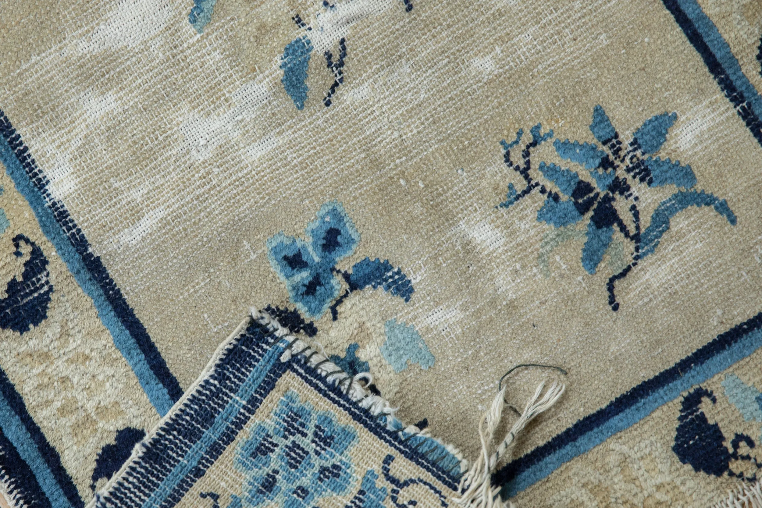2x2.5 Antique Peking Square Rug Mat