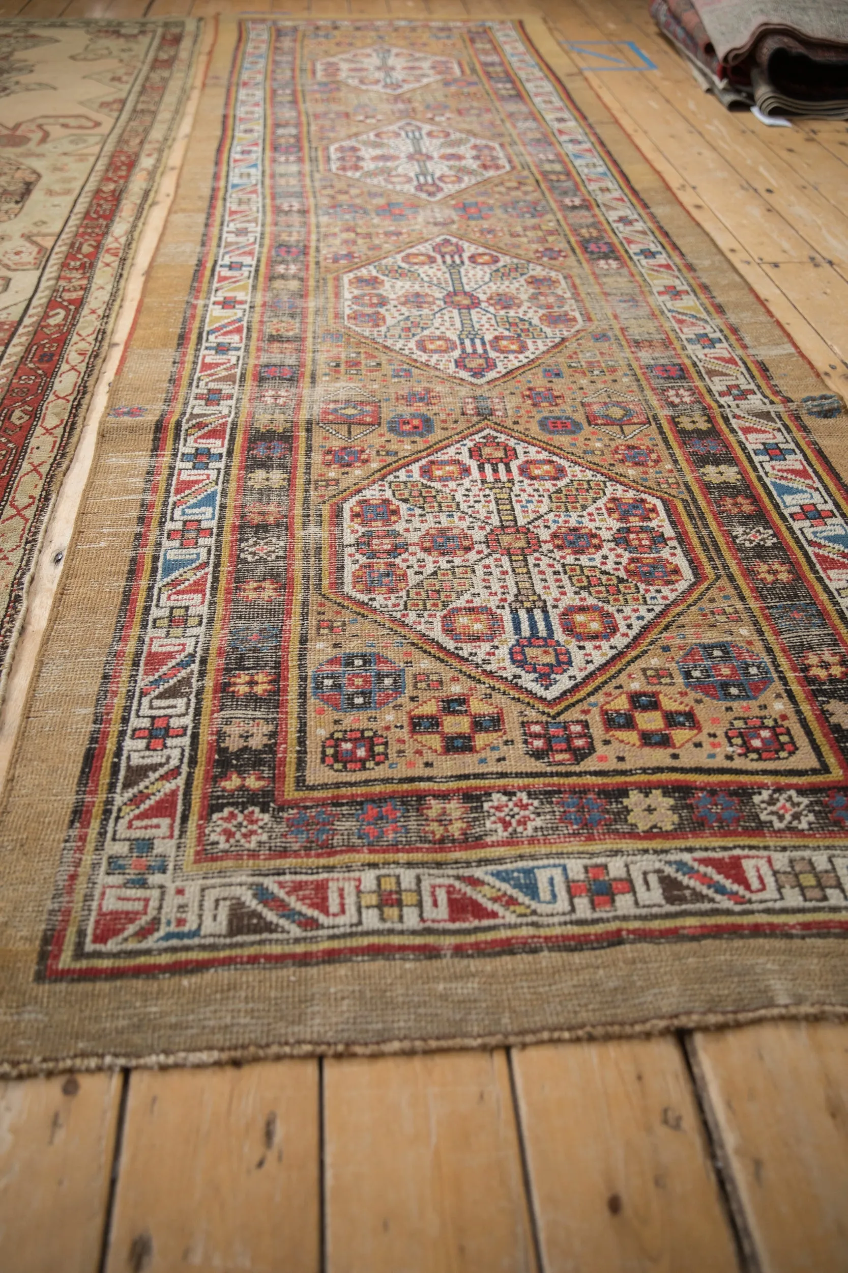 3.5x12 Antique Serab Rug Runner