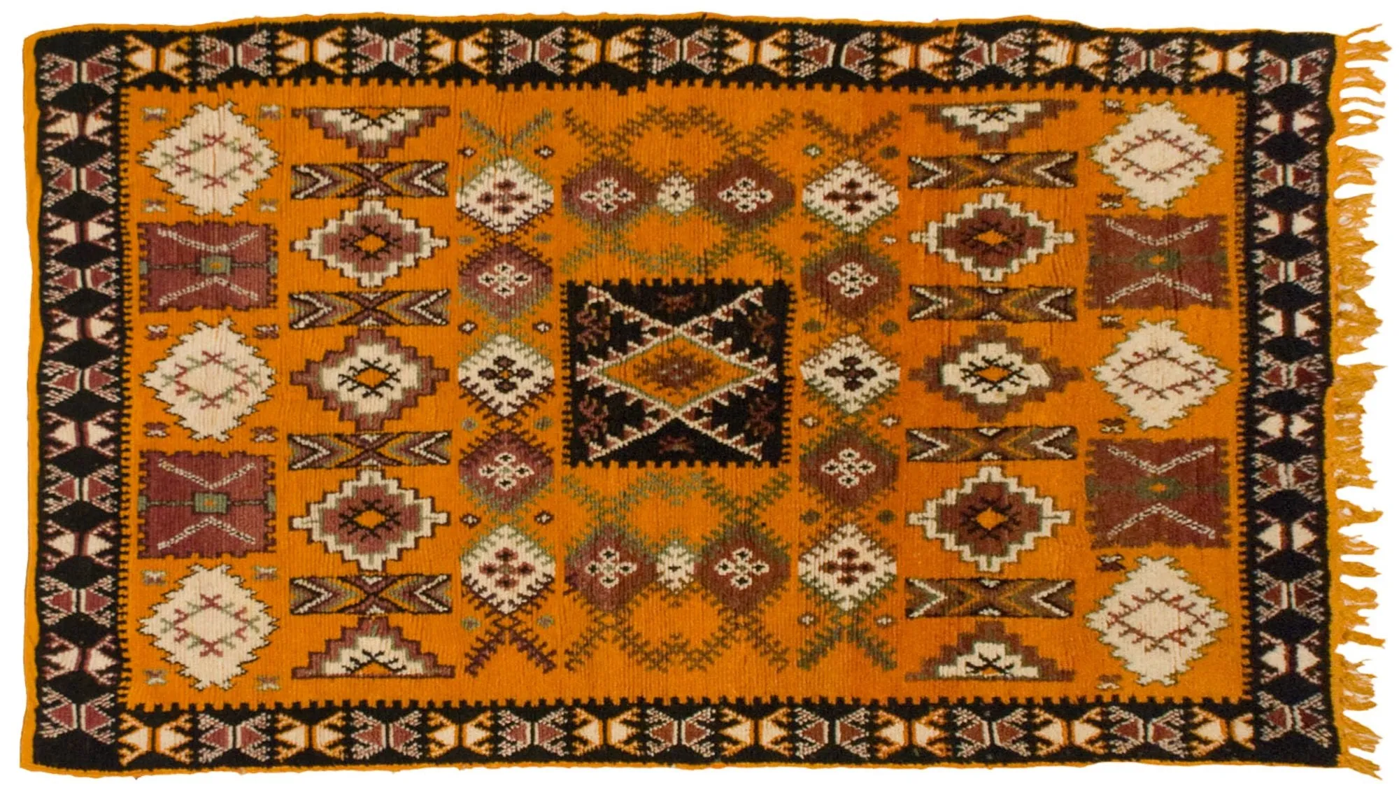 4.5x9.5 Vintage Moroccan Rug Runner