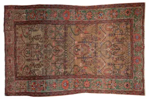 4x6.5 Antique Farahan Sarouk Rug
