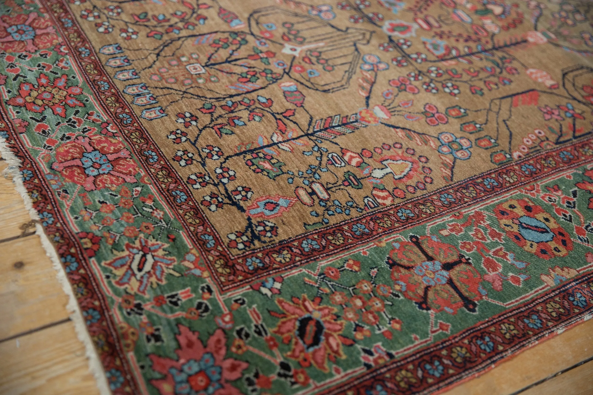 4x6.5 Antique Farahan Sarouk Rug