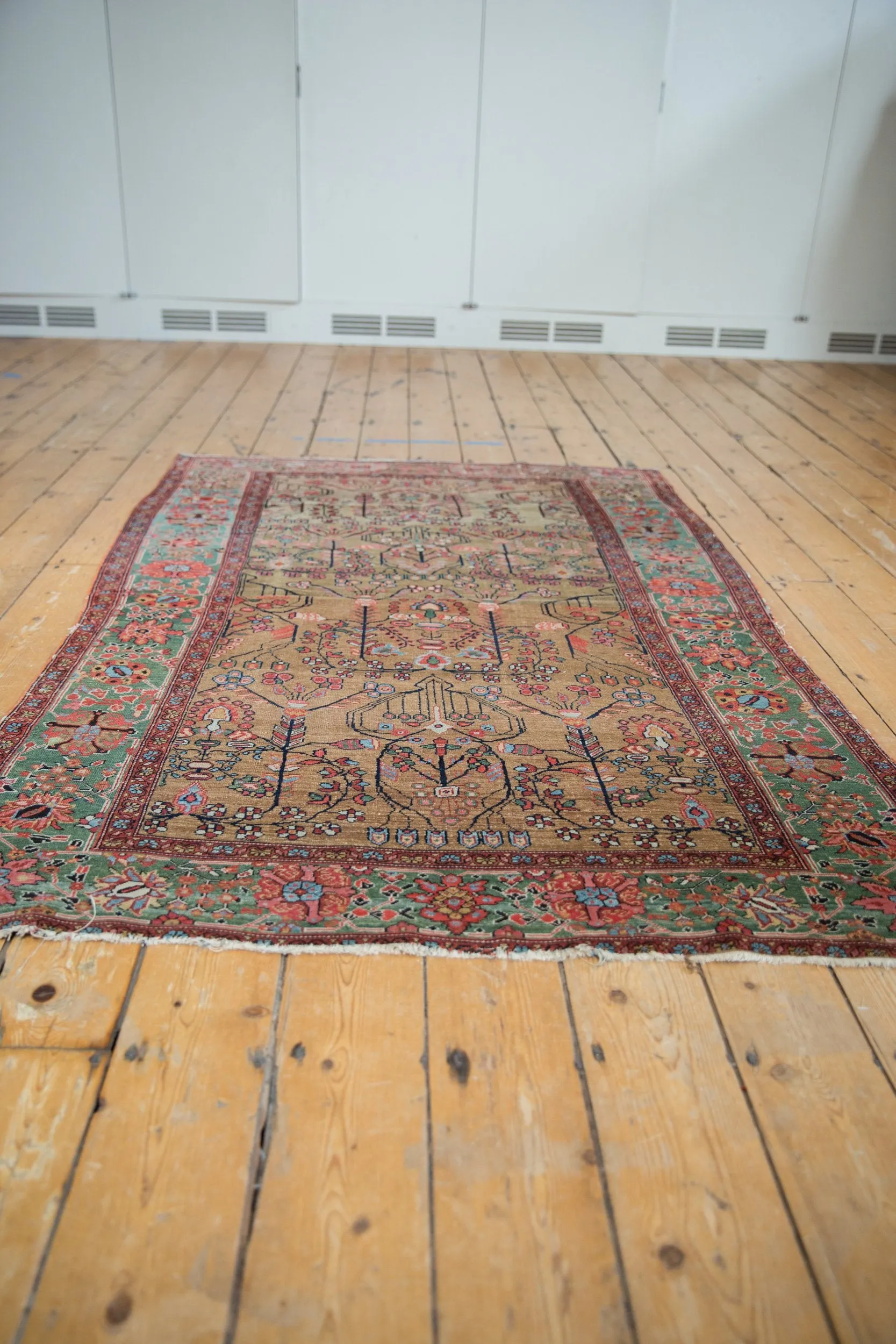 4x6.5 Antique Farahan Sarouk Rug