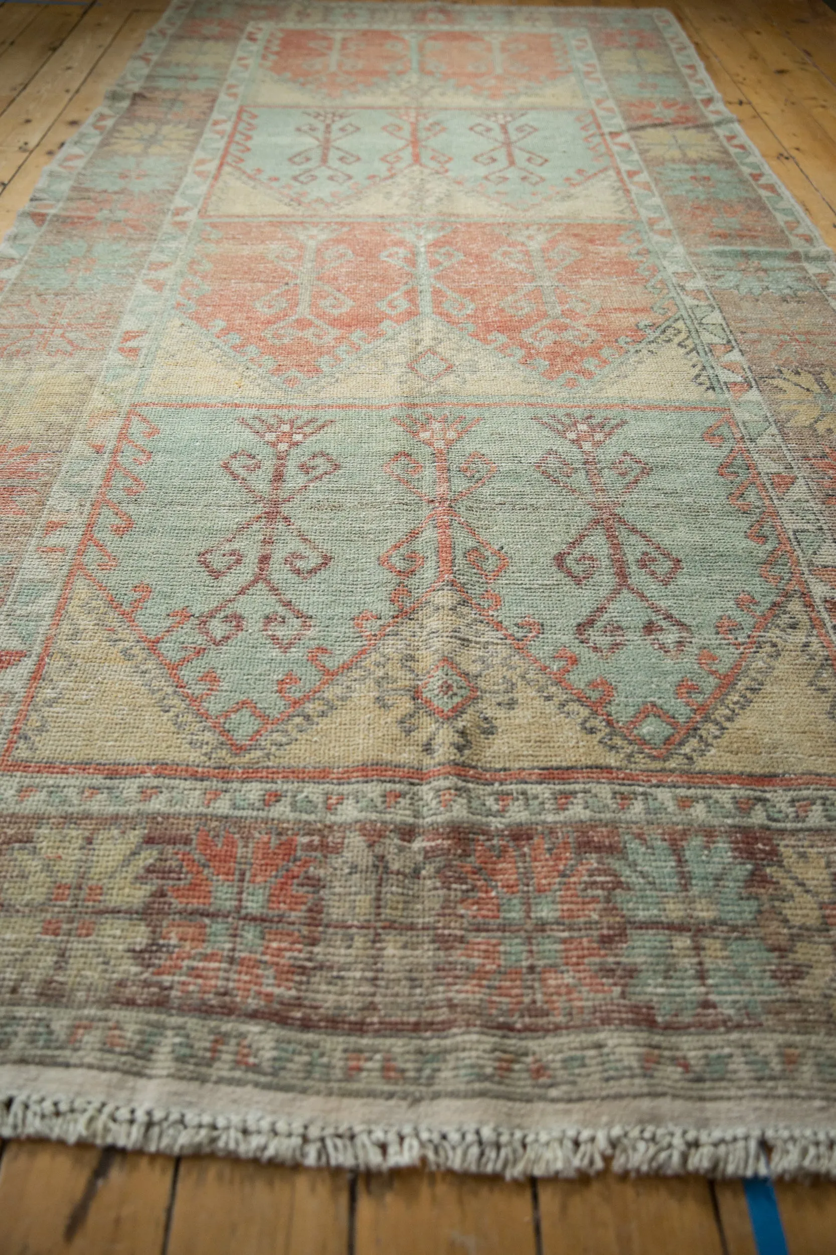 5.5x12 Vintage Distressed Oushak Rug Runner