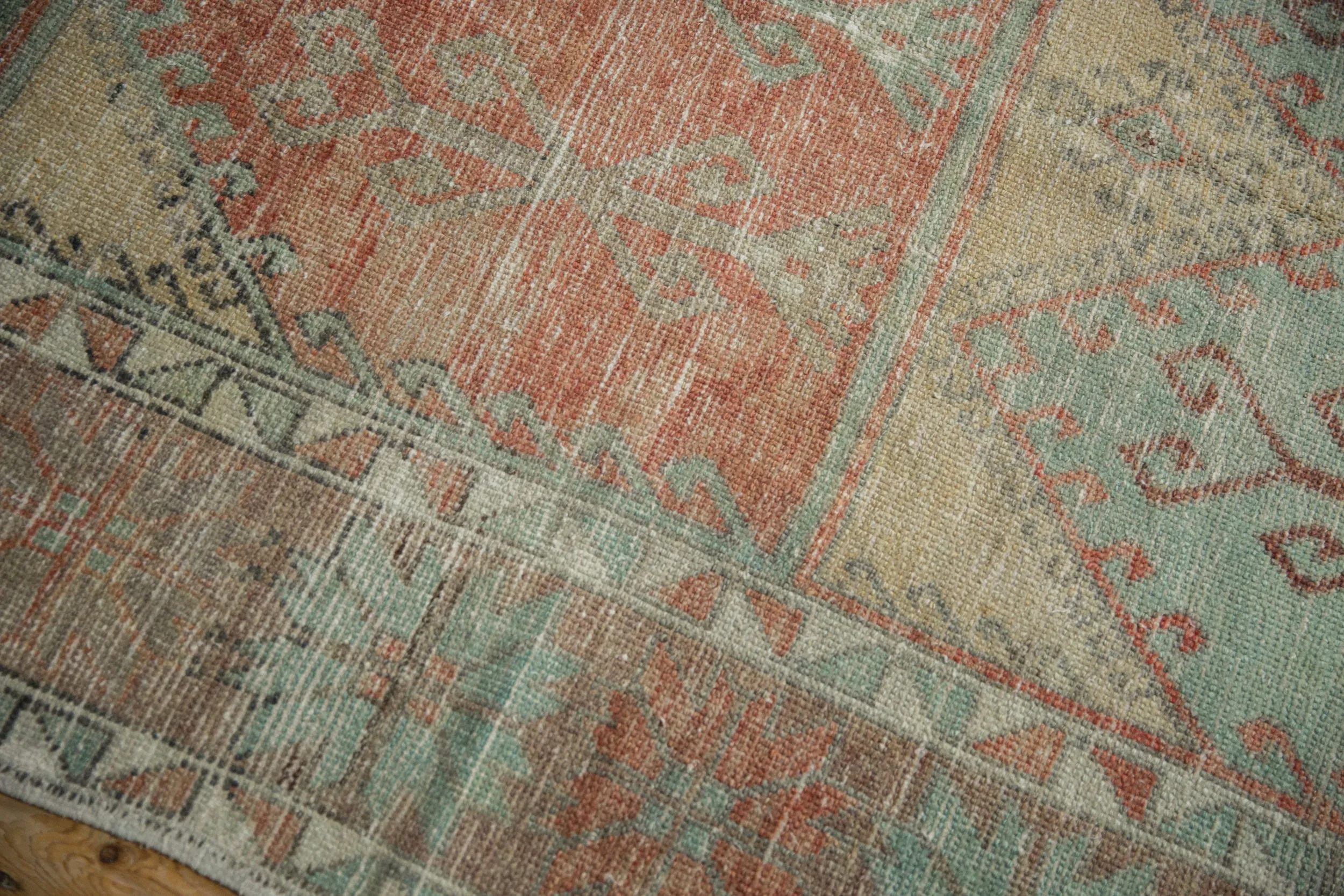 5.5x12 Vintage Distressed Oushak Rug Runner