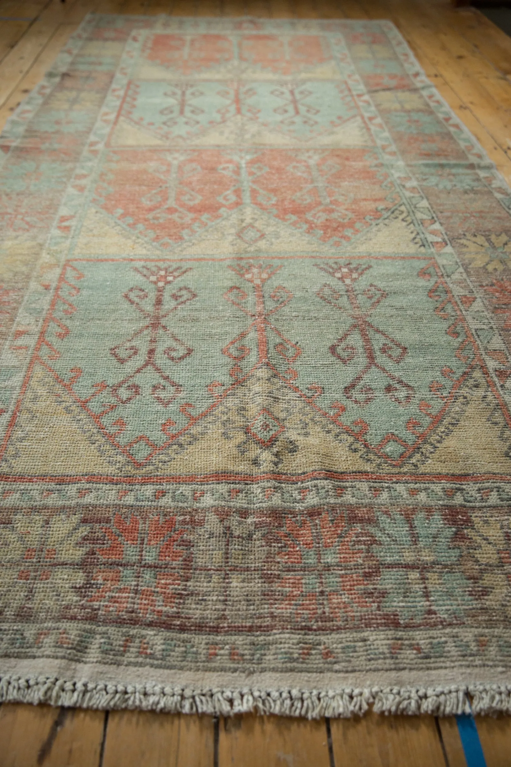 5.5x12 Vintage Distressed Oushak Rug Runner