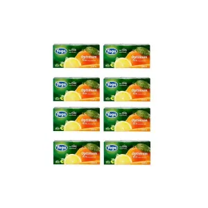 8x Yoga Optimum Brik Ace Fruchtsaft mit Orangen, Karotten und Zitronen 3x200ml