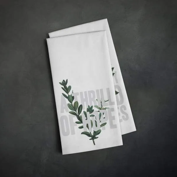 A Thrill of Hope   The Weary World Rejoices | set of 2 botanical Christmas designs