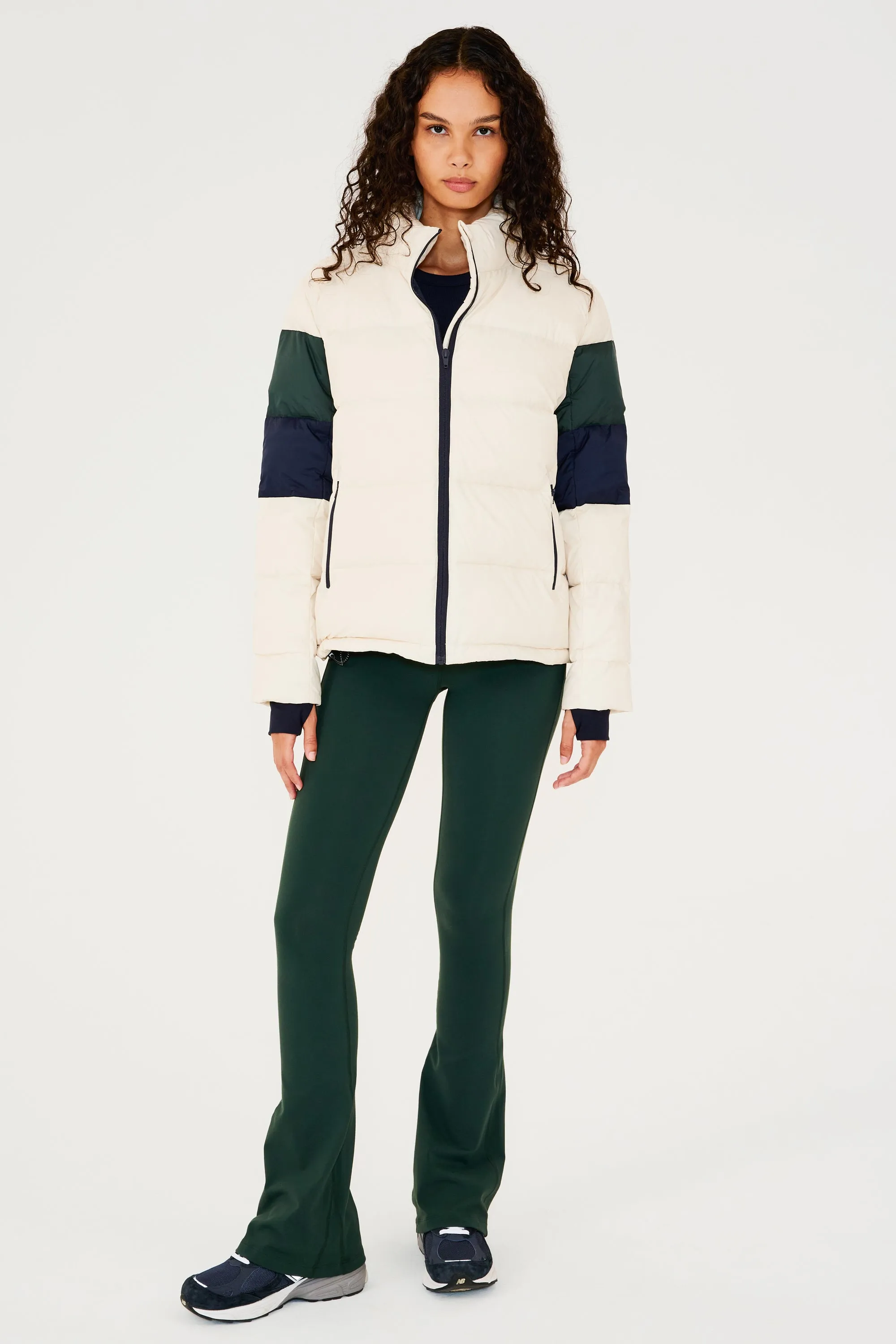Arden Puffer Jacket - Vintage White