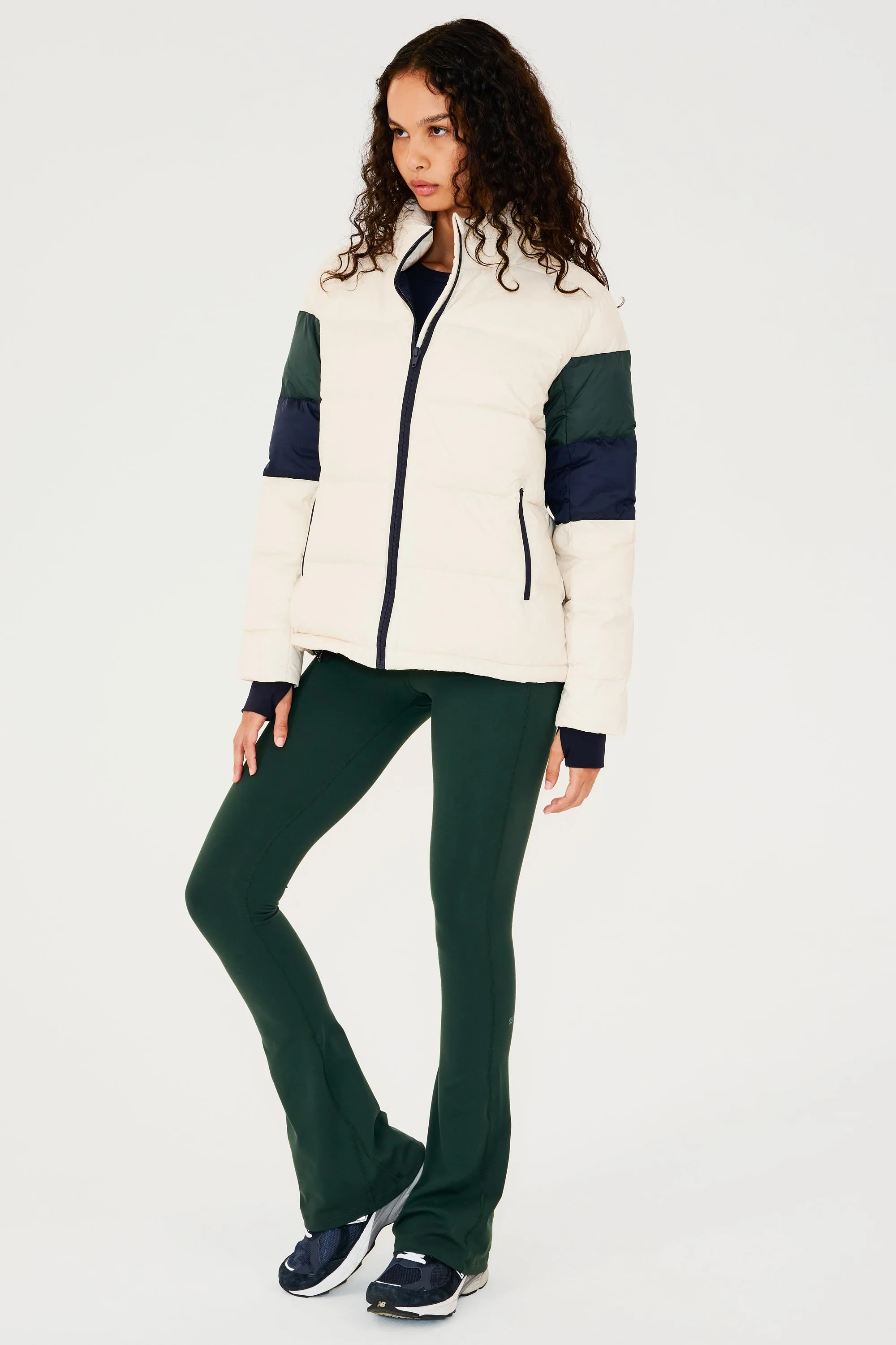 Arden Puffer Jacket - Vintage White