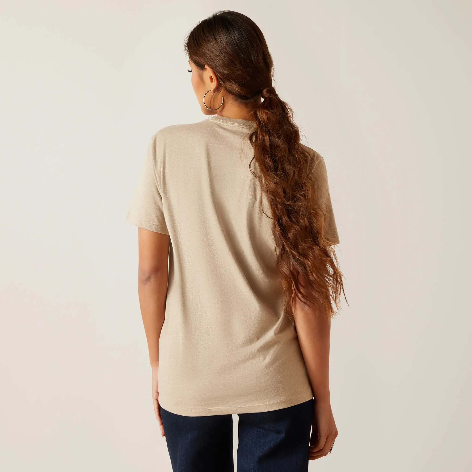Ariat Mens Sendero King Cow SS T-Shirt Oatmeal