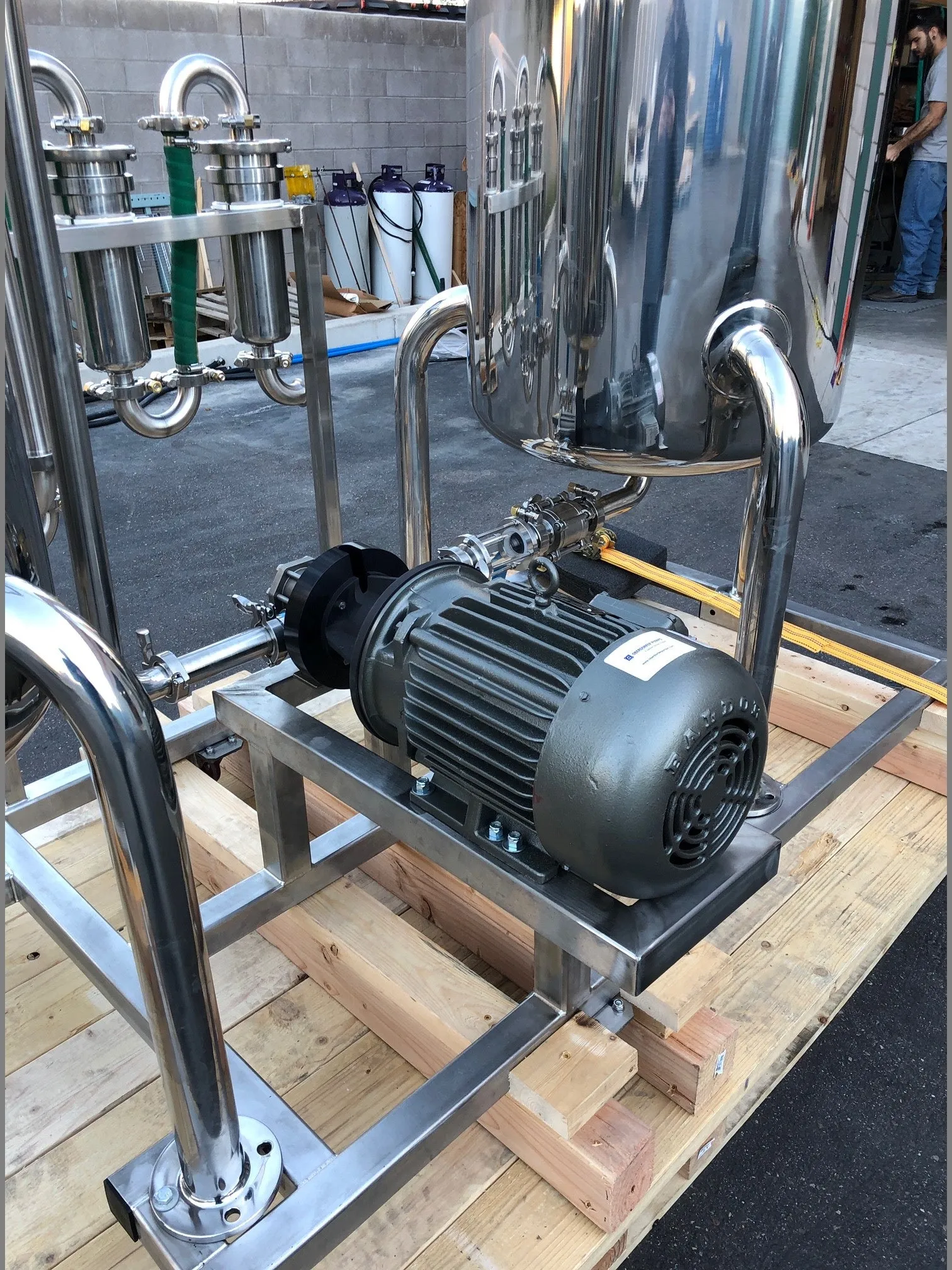 ASME Jacketed Reactor Skid (Alcohol Extraction): Custom Build