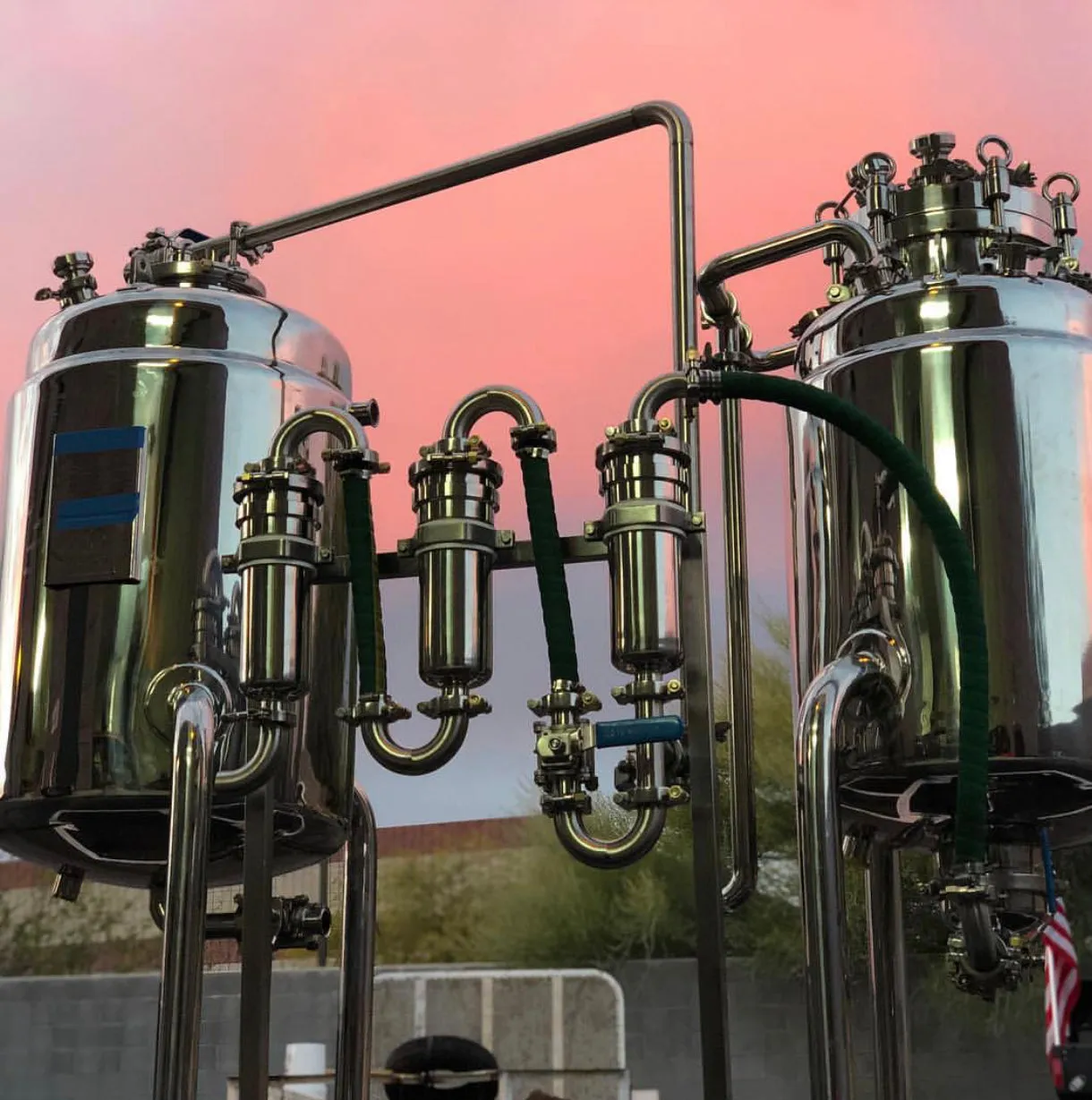 ASME Jacketed Reactor Skid (Alcohol Extraction): Custom Build