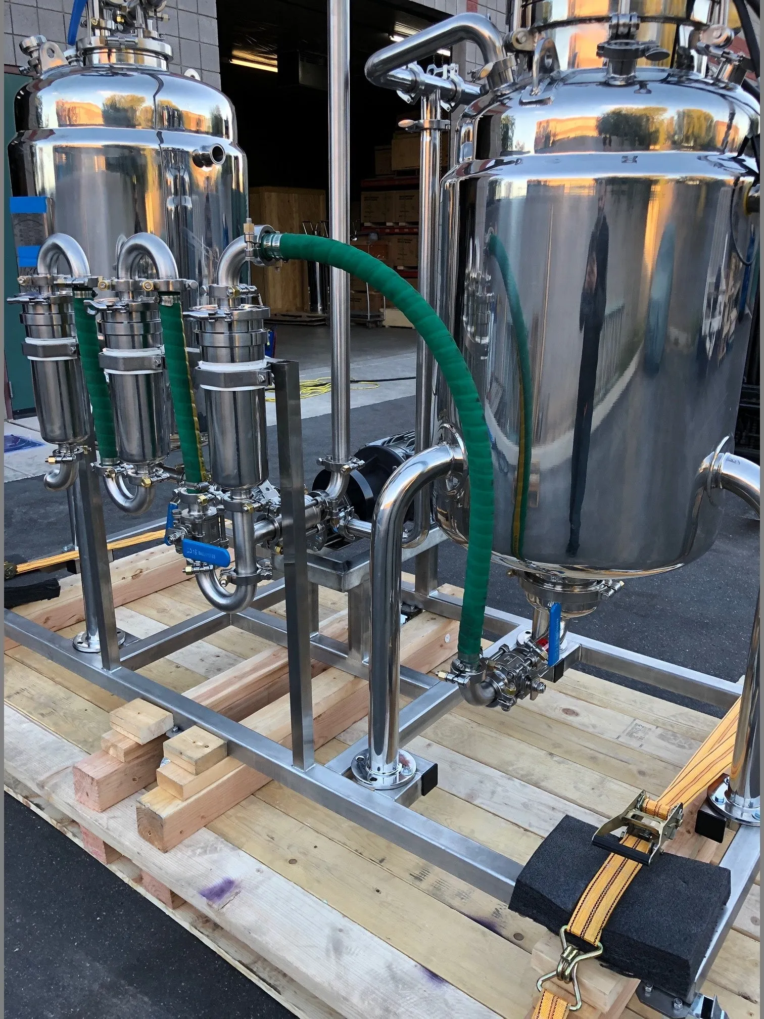 ASME Jacketed Reactor Skid (Alcohol Extraction): Custom Build