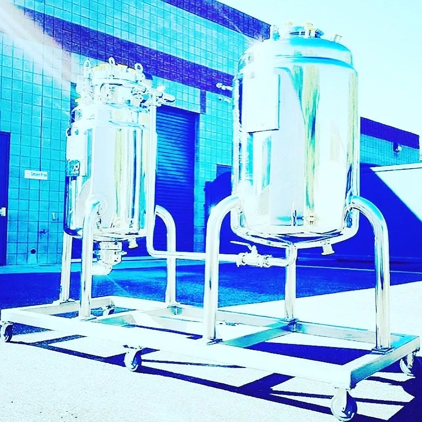 ASME Jacketed Reactor Skid (Alcohol Extraction): Custom Build