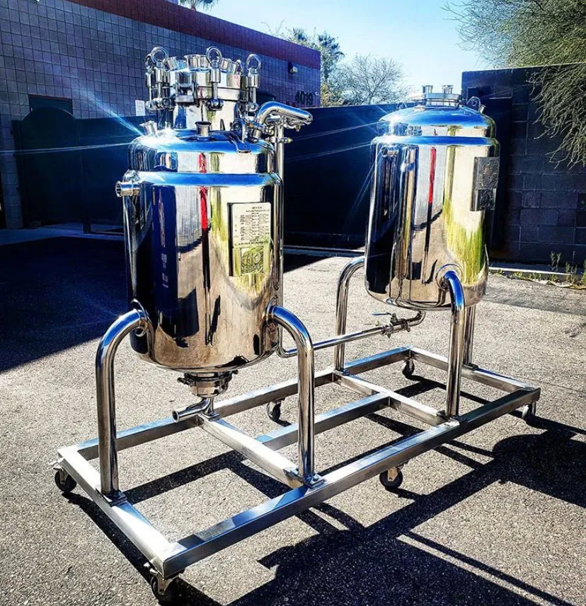 ASME Jacketed Reactor Skid (Alcohol Extraction): Custom Build