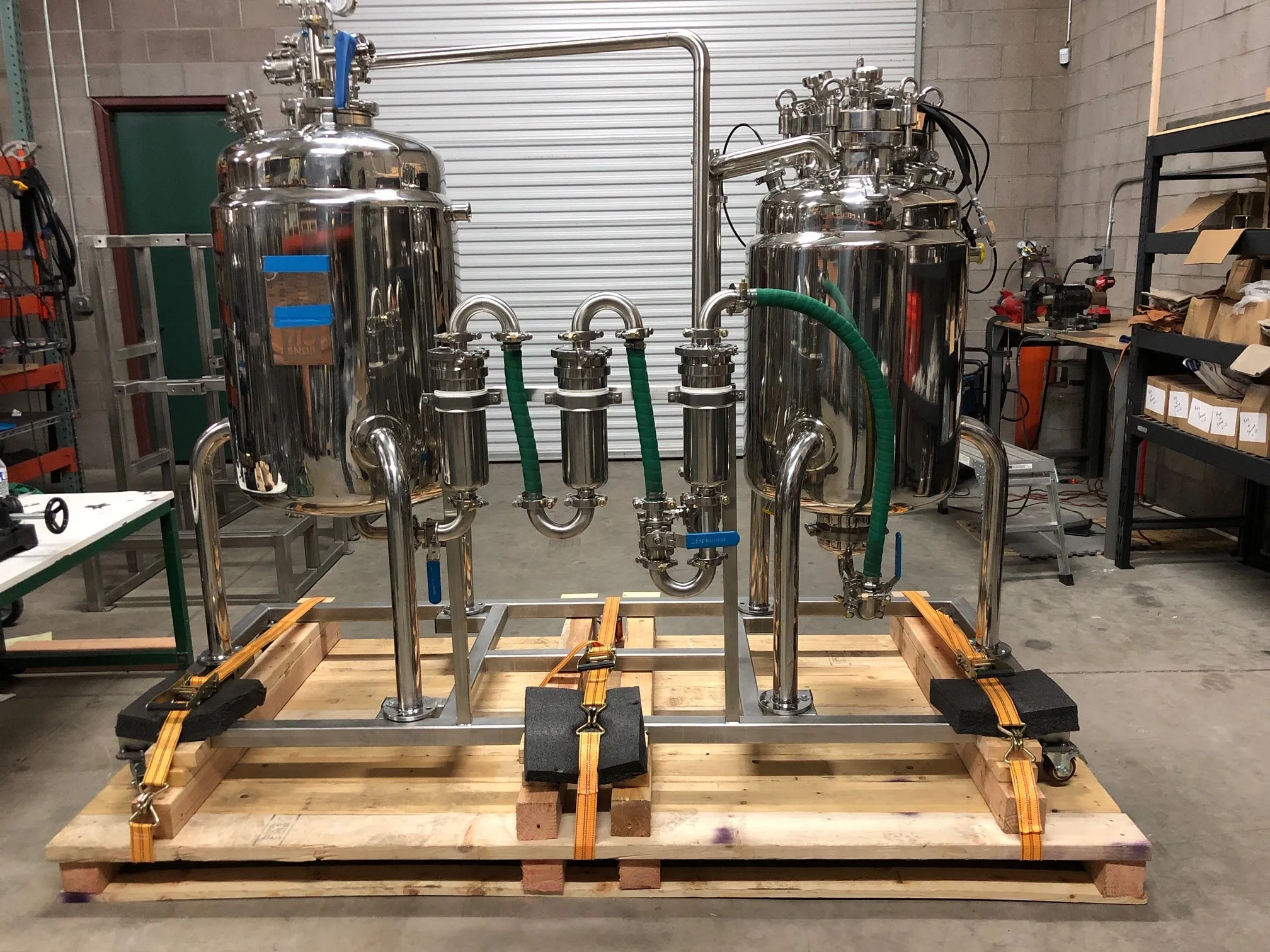 ASME Jacketed Reactor Skid (Alcohol Extraction): Custom Build