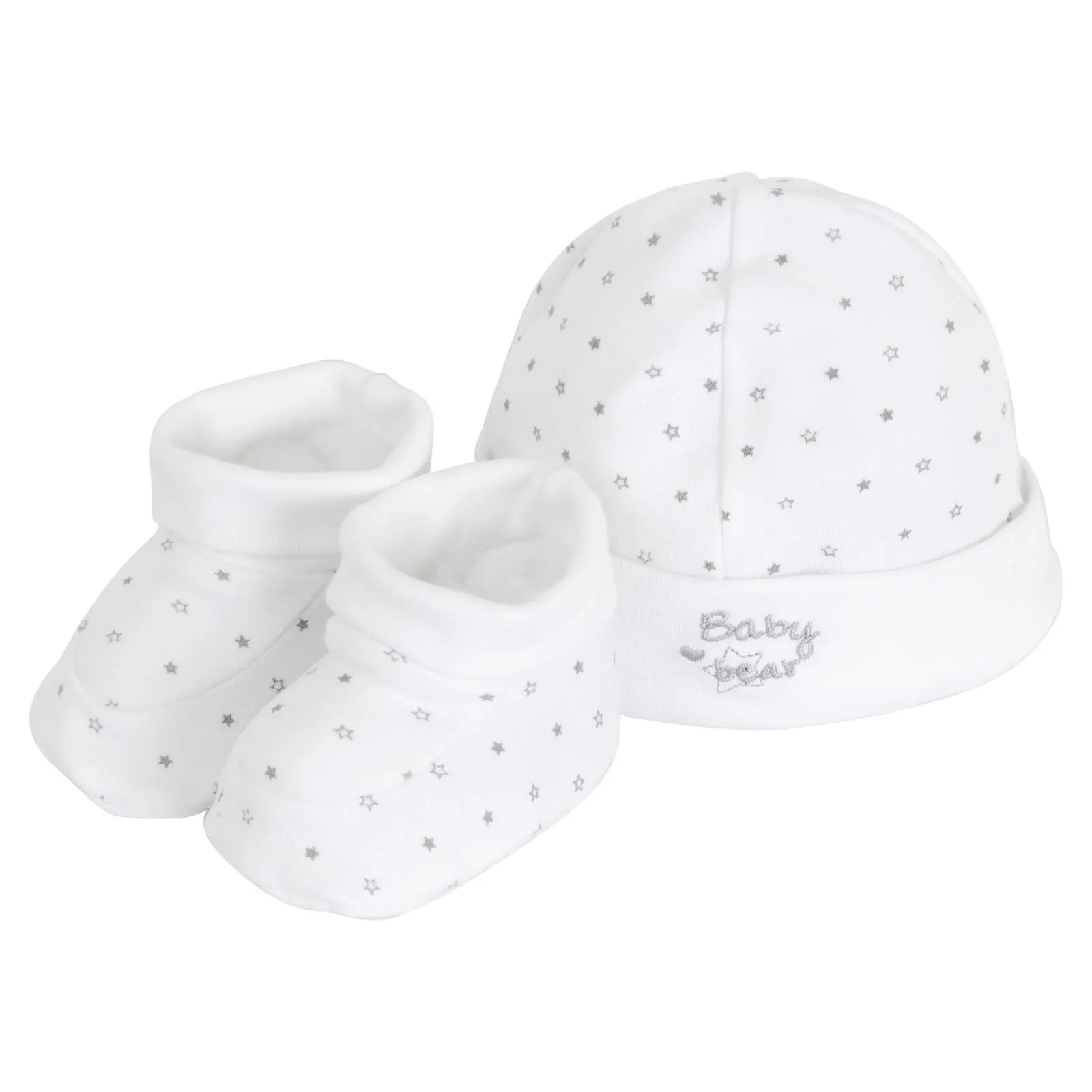 Baby Bear Hat & Booties Set