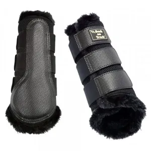 Back On Track® 3D Mesh Brush Boots with Faux Fur
