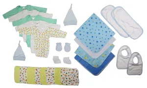 Bambini Newborn Baby Boys 25 Pc Layette Baby Shower Gift Set (NB)