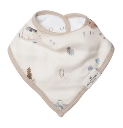 Bandana Bib Set, Cozy Forest
