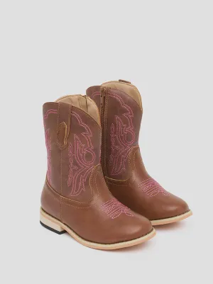 Baxter Junior Western Rose Pink Boots