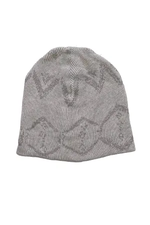 Beanie in Taupe/Cream Ikat Graffiti