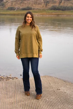 Beckett Oversized Sweatshirt-Green