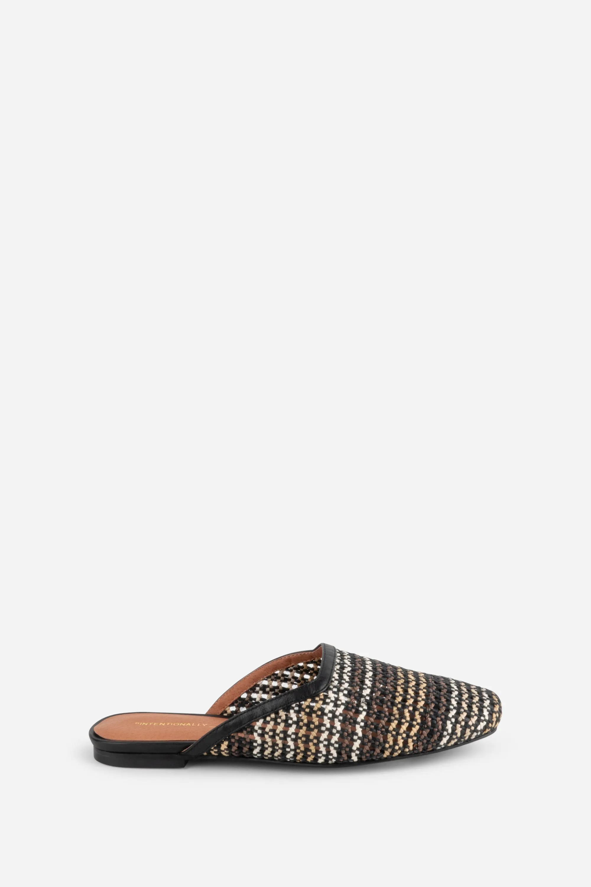 BIANCA HAND WOVEN FLAT MULE