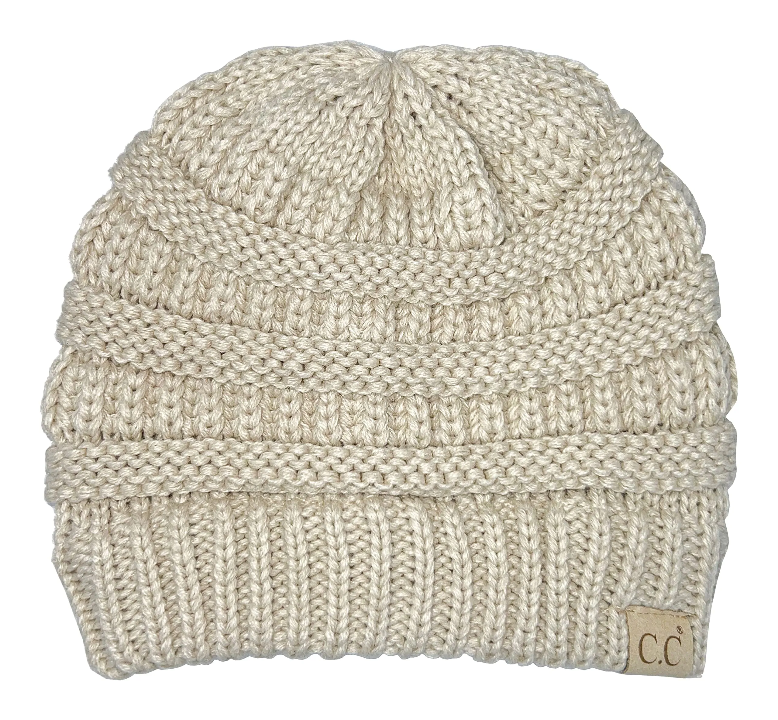 Big Kids Solid Ribbed Beanie Hat
