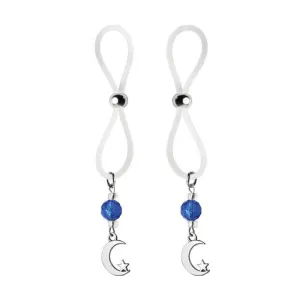 Bijoux de Nip Nipple Halos with Moon and Star Charm