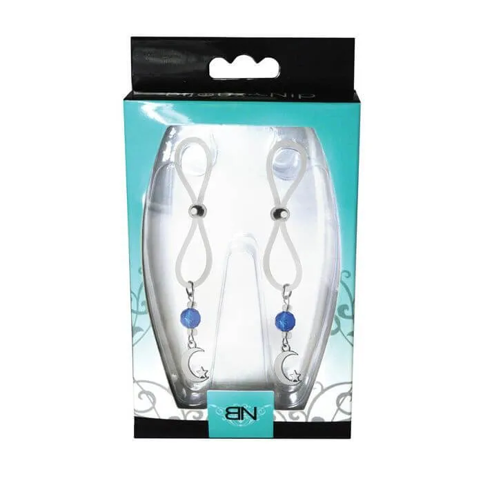 Bijoux de Nip Nipple Halos with Moon and Star Charm