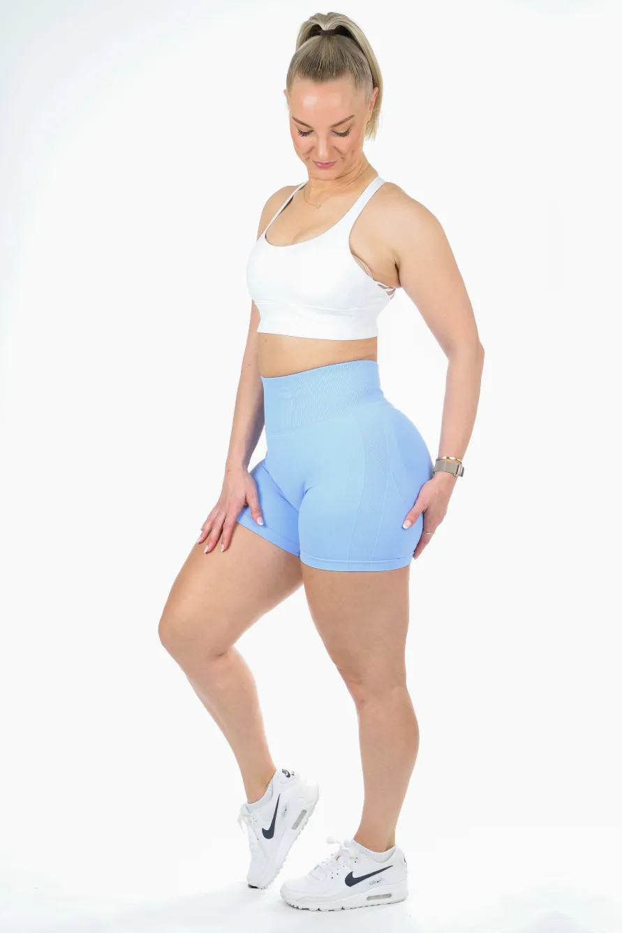 Blair Scrunch Bum Shorts Light Blue