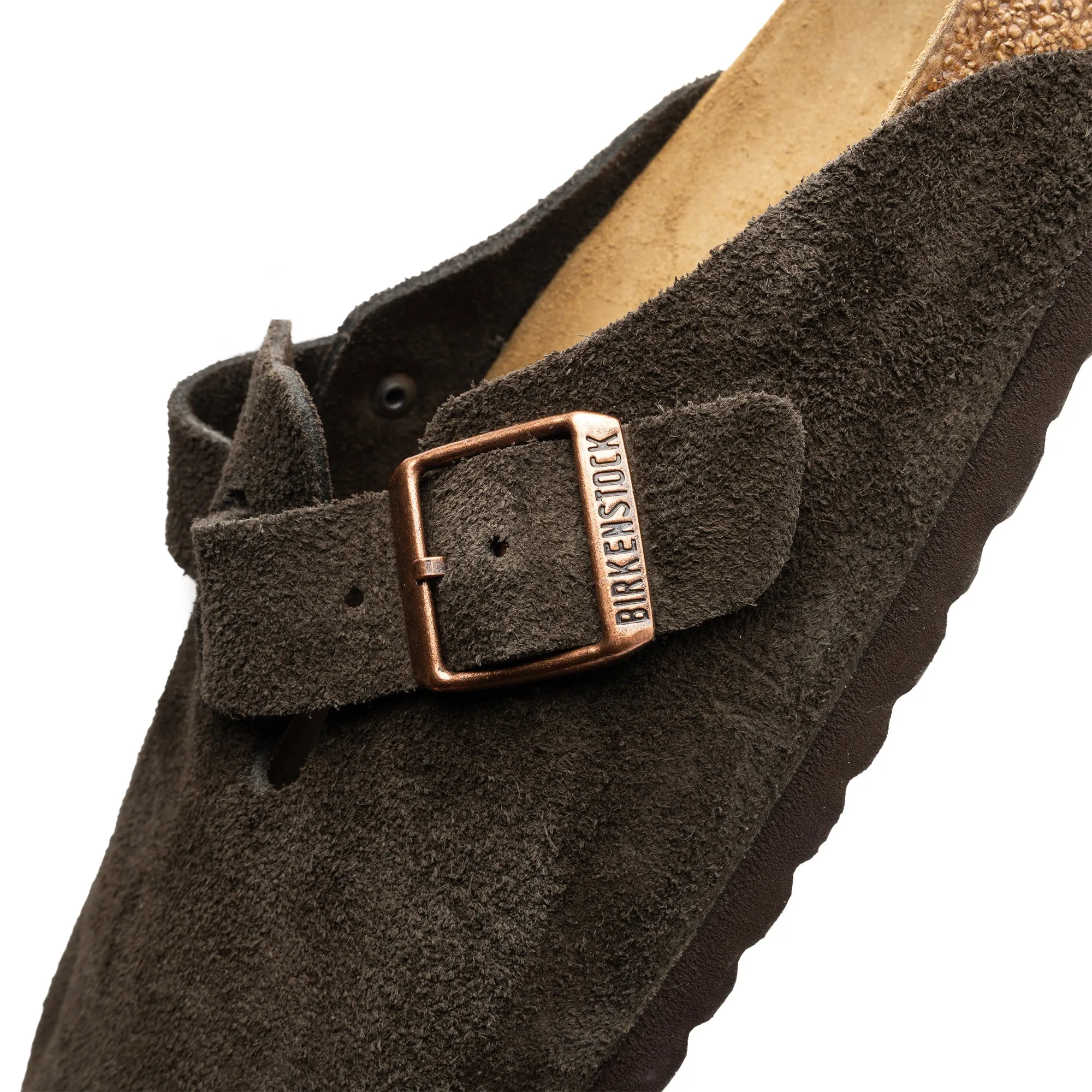 Boston Soft Footbed Mocha Suede 660461