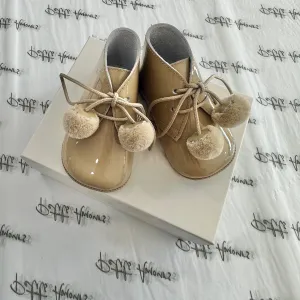 Camel Pom Pram Boots
