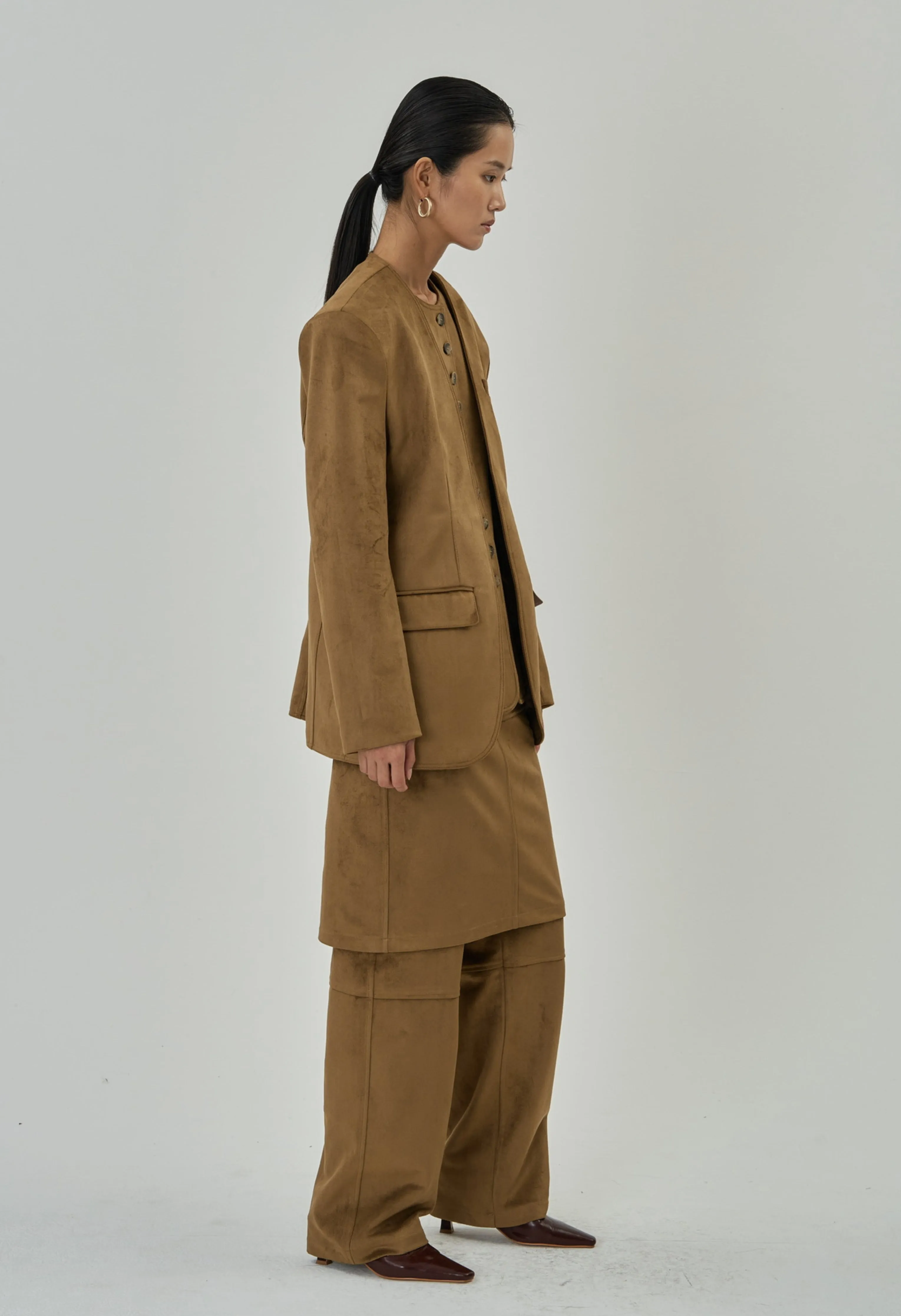 Camelle Suede Blazer
