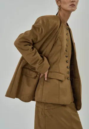 Camelle Suede Blazer