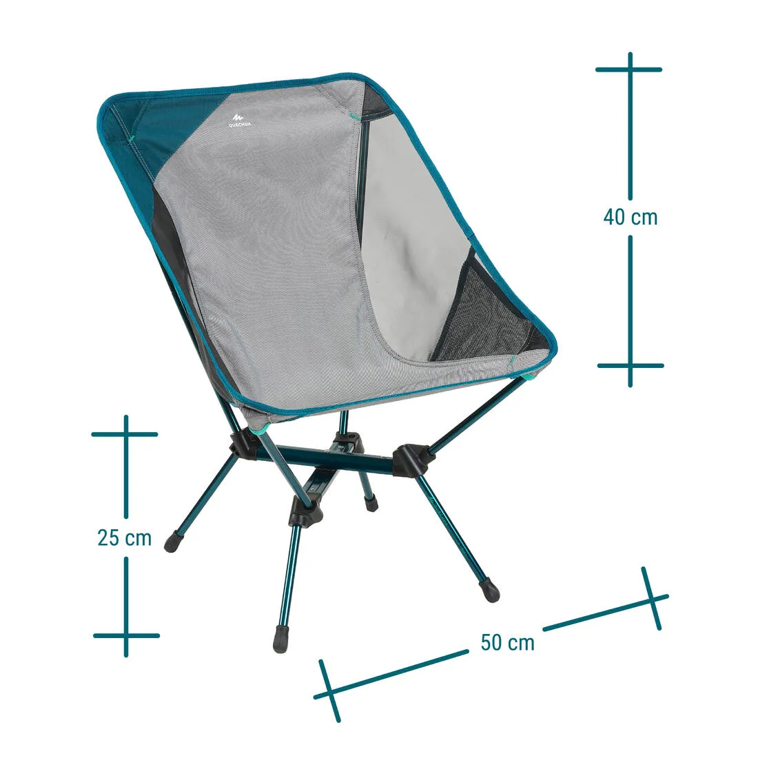 CAMPING COMPACT LOW CHAIR 500
