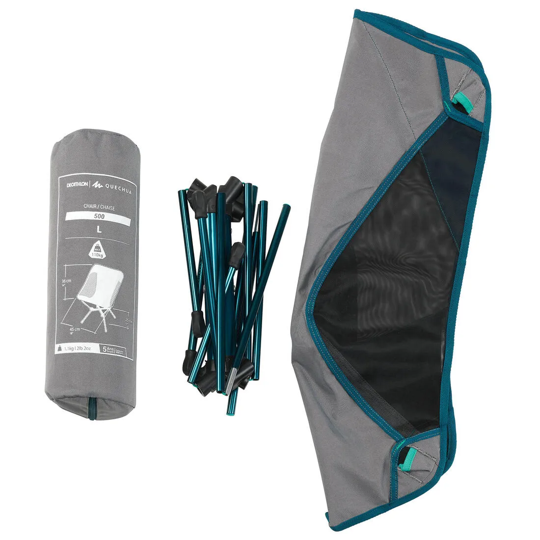 CAMPING COMPACT LOW CHAIR 500