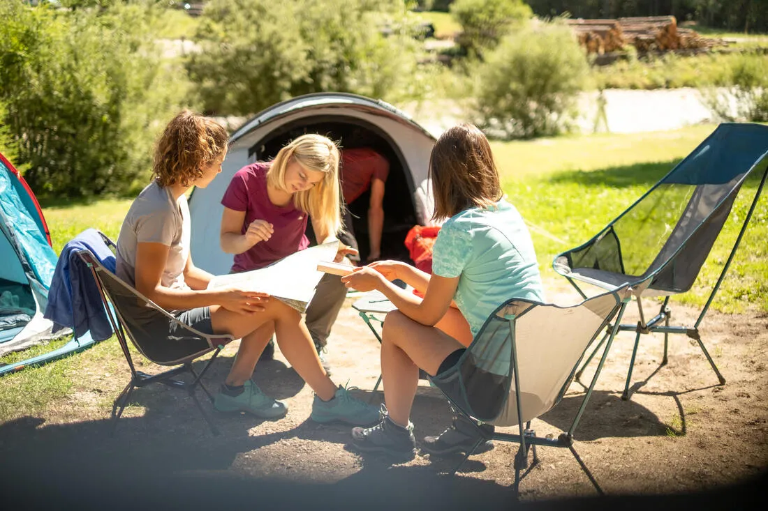 CAMPING COMPACT LOW CHAIR 500
