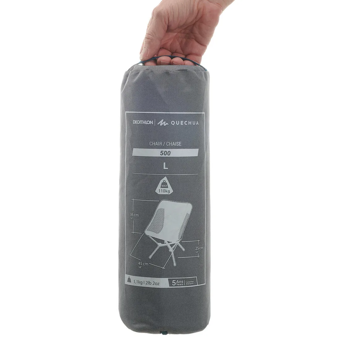 CAMPING COMPACT LOW CHAIR 500