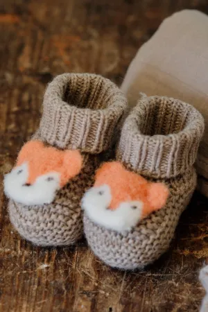 Cashmere Fox Booties