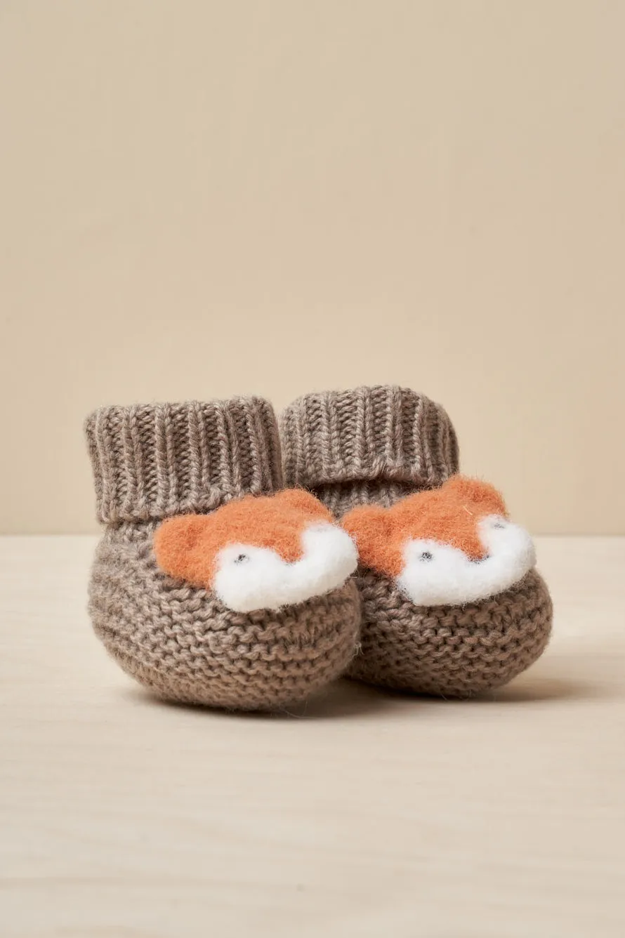 Cashmere Fox Booties