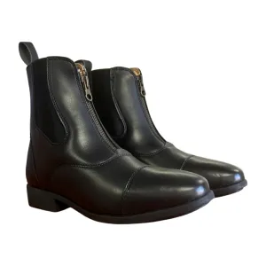 Cavalier Short Zip Boots Black