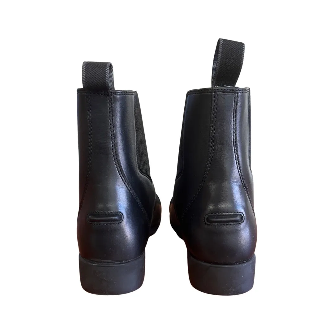 Cavalier Short Zip Boots Black