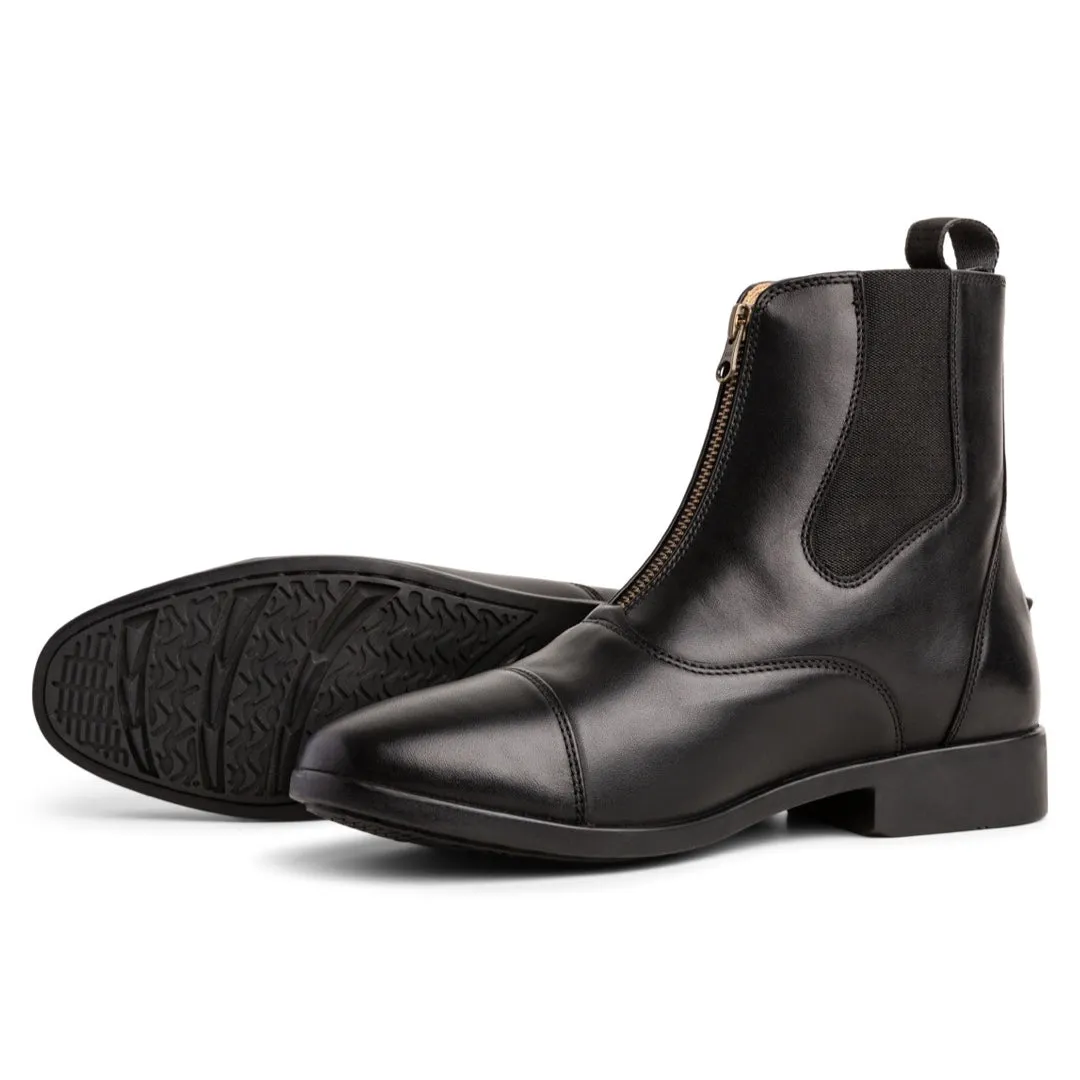 Cavalier Short Zip Boots Black