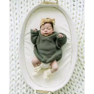 Chunky Knit Kids Sweater| Green