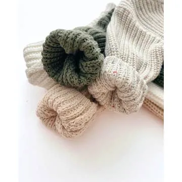 Chunky Knit Kids Sweater| Vanilla
