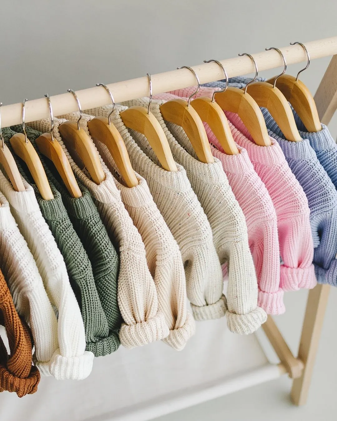 Chunky Knit Kids Sweater| Vanilla