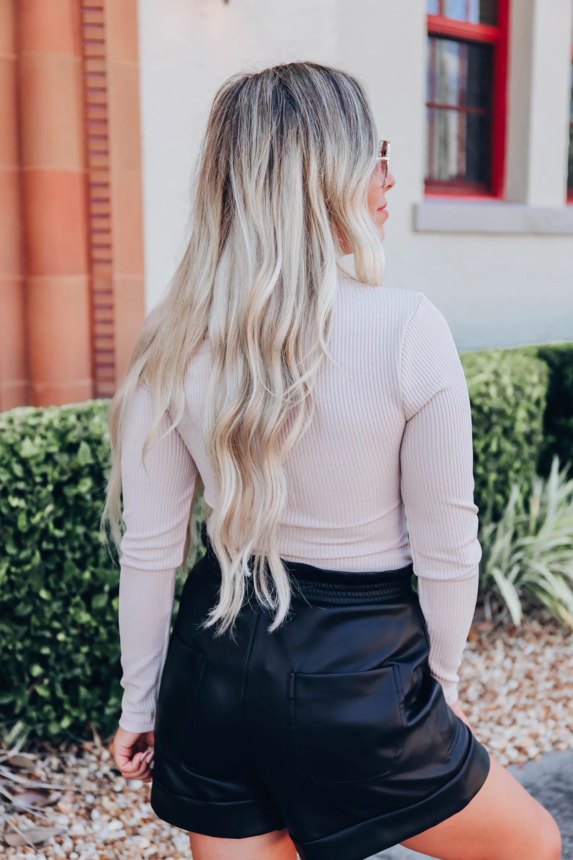 City Sass Bustier Bodysuit - Cream