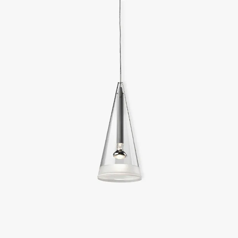 Conical Glass Pendant Light